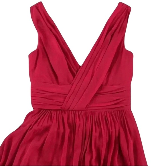 🤍 Dessy Collection hot pink formal dress size 4 - Picture 2 of 3